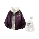 Фиолетовый (в комплекте с белым свитшотом)