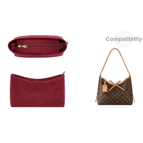 Luxury Care Artisan Workshop Оригинальный Fleece Сумка Вкладыш Женские Бордовый