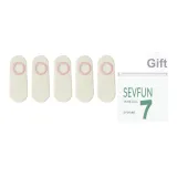 [5 пар] Белый/Розовый