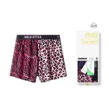 [Подарочная коробка Набор] Черный, розовый, леопардовый принт A