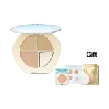 [Бренд Подарочный набор]#01 Бархатная подушка 5г + Корректор 1,8г + Образец серии однотонных оттенков + Розовый*2 + Влажные салфетки для снятия макияжа*2