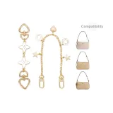 Четырехлистный клевер + Любовь Звезда Декоративная цепочка