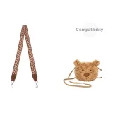 Коричневый - холст, плечевой ремень 95 см