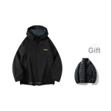 Яркий черный с пуховыми подкладками включено