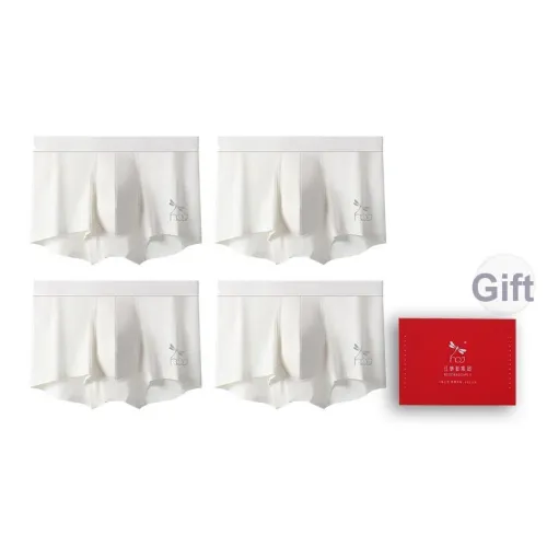 RED DRAGONFLY Хлопок Трусы Мужской Комбинация Подарочный Набор Белый