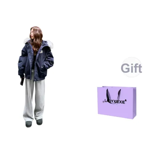 LADYXIEXIE Хлопковый пуховик унисекс