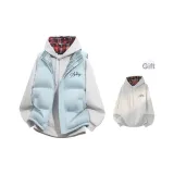 Светло-синий (в комплекте с белым, серым, фотинией, высококачественный свитшот)