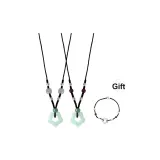 Пара маленьких цветущих сливовых ожерелий (мужское + женское)