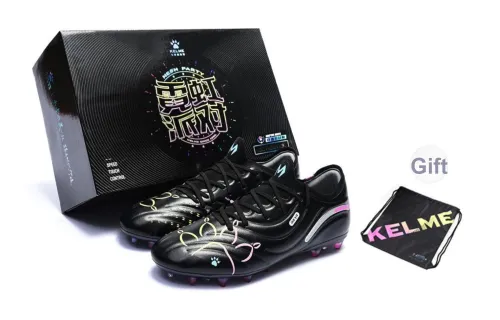 Кроссовки для футбола KELME Master 2,0, низкие, черные, унисекс