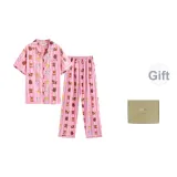 Розовый, звезды, собака, длинный (зеленая коробка)