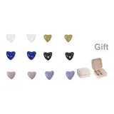 Сердце Тень Серьги-гвоздики (Шестичленный Набор)