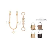 [Золотистый] Молочный Жемчужный+Лунный Декоративная Цепь 30 см