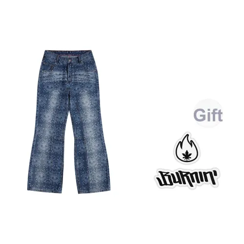 BURNIN Джинсовый синий Унисекс Джинсы