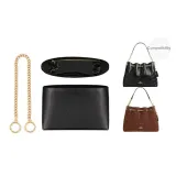 [Двухкомпонентный комплект] Черный лайнер из бумаги DuPont + без рисунка декоративная цепь