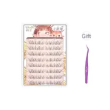 [Клей-Бесплатно Версия] Олень Верхние и Нижние Веки [Включает Профессиональные Антивискозные Пинцет]