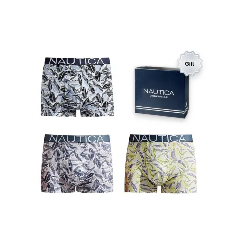 NAUTICA UNDERWEAR 3 упаковки Серо-синий + Лимон + Темно-синий Мужские Штаны с стрелкой