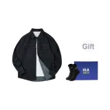 Тёмный деним синий 3D (комбо носки)