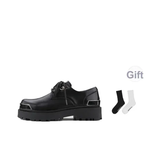 HANQIAORIJI Future Series Chunky Derby Casual Unisex Black HANQIAORIJI Future Series Chunky Derby Повседневный Унисекс Черный