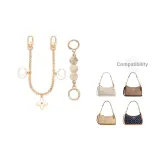 [Золотистый] Молочный Жемчужный+Лунный Декоративная Цепь 30 см