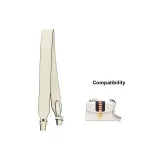 Белый ремень из кожи коровы (зернистая текстура)