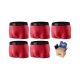 Красный + Красный + Красный + Красный + Красный (5 шт в упаковке)