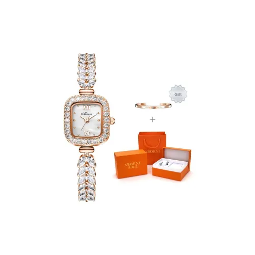 ABORNI Кварцевый Movement Женские часы 22мм*20мм*8мм Белый