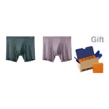 Лесной зеленый + Серо-фиолетовый