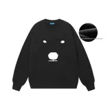 Черный (с флисовой подкладкой и утепленный)