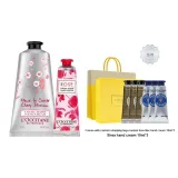 【Подарочная коробка】Вишневый цветок 75 мл + Розовый 30 мл + Бесплатно Рука Крем 60 мл