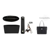 Маленький двухкомпонентный комплект [Черный дизайн отделения + накладки на плечи для снятия напряжения] с бесплатным украшением