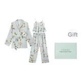 [Подарочная коробка комплект] Топ на бретелях, комплект из 3 штук, весенний, цветение, женский комплект