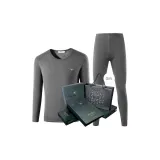 Мужские комплекты одежды (темно-серый) двухслойный, утолщенный / с флисовой подкладкой / подарочный набор