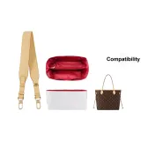 Растительный дубленый кожа, плечевой ремень + белая бумага DuPont, подкладка (включает 1 пару модифицированных колец)