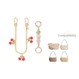 [Золотистый] Молоко Туманный Жемчужный + Вишня Декоративная Цепь 30 см