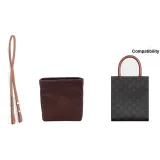 [Комплект 3] Satin Zipper Liner + Brown 100-110 Long Strap