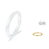 Белый лунный свет Кошачий глаз Кабошон Браслет + Древняя техника Простое кольцо