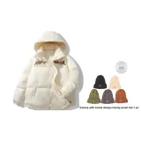 Ecru (В комплекте с плюшевым шапкой)