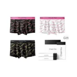 3 пачки [Розовый Черный + Розовый Белый + Черный Золото]