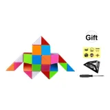 48-секционный кубик Рубика Радужный [Включает Основу*1, Штуцер*1, Логотип*1]