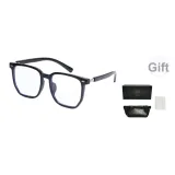 Яркий черный, полная оправа, защита от синего света [в комплекте с коробкой]