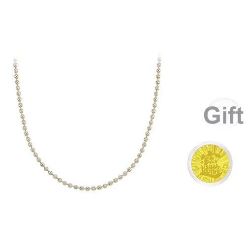 ZXIN JEWELRY 18K Золотое Ожерелье Женское