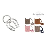 Полный стальной стиль [серебряный] U-образная пряжка ❤ Совместим с Evelyn 16