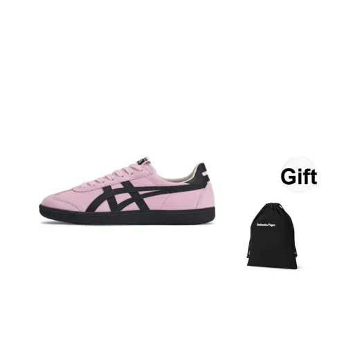 Onitsuka Tiger Tokuten Slip-Resistant Impact-Resistant Abrasion-Resistant Низкие Кроссовки для Скейтбординга Женские Светло-Розовые