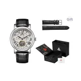 YB14137P2 Серебристо-белый (Включает натуральный кожаный ремешок + коробка «время»)