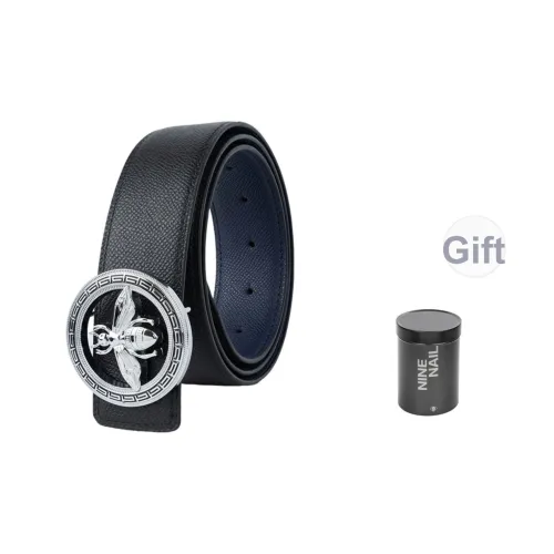 NINE NAIL Коровья кожа натуральная кожа Мужской ремень Мужская ширина тела 3,5 см