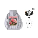 Фотиния Серый (В комплекте с модным ожерельем + сумка через плечо)