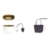 [2-Предметный комплект] Темно-синий синий, сумка, нижняя заколка + мини вкладыш