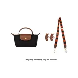 (Черный Золотой Застежка) 76-115 см Регулируемый + [Нет Перфорированный] Комплект