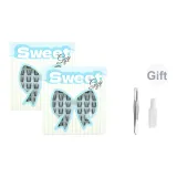 Клей-Adhesive Эльф Eyelash Маленький Тонкий Листики*2[Включает Клей+Кусачки]