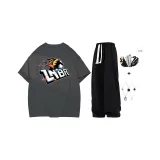 Серый комплект (Включает сумку через плечо и ожерелье)